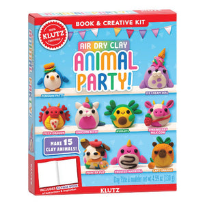 Klutz Air Dry Clay Animal Party - Treasure Island Toys