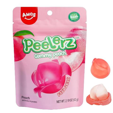 Amos Peelerz Gummy Peach - Treasure Island Toys