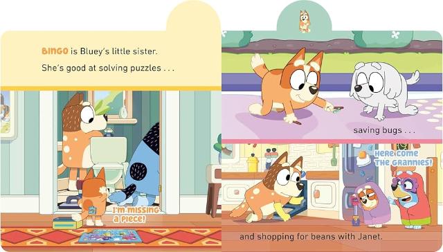 Meet Bluey's Family: A Tabbed Board Book