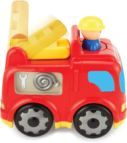 Kidoozie Press 'N Zoom Fire Engine - Treasure Island Toys