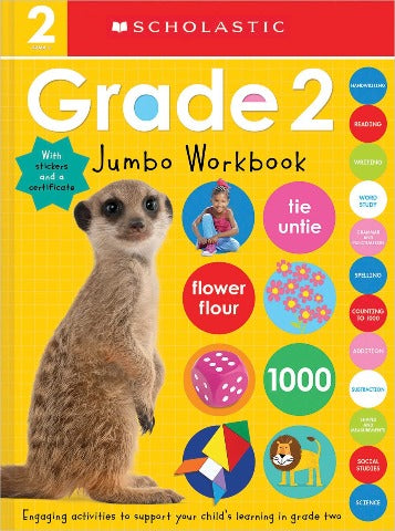 Scholastic Early Learners: Jumbo Workbook Grade 2 - Treasure Island Toys