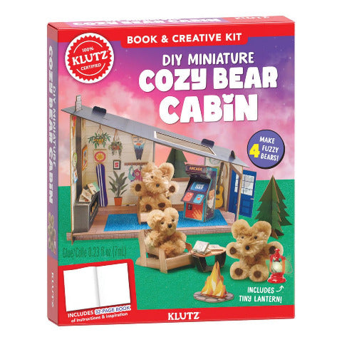 Klutz DIY Miniature Cozy Bear Cabin - Treasure Island Toys