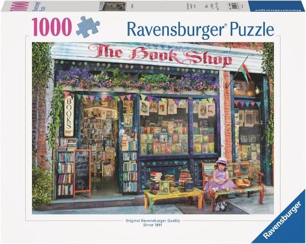 Ravensburger Puzzle 1000 Piece, The Bookshop - Treasure Island Toys