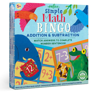 eeBoo Game - Simple Math Bingo - Treasure Island Toys
