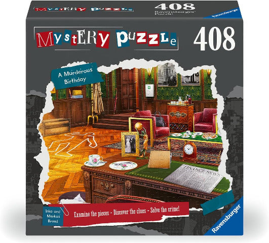 Ravensburger Puzzle Mystery 408 Pieces, A Murderous Birthday