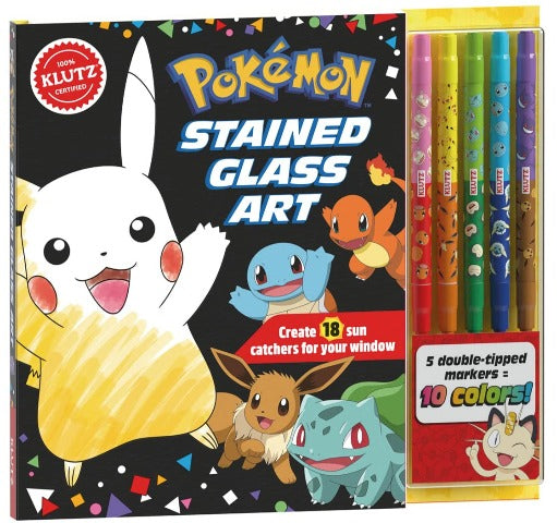 Klutz Pokemon Stained Glass Art - Treasure Island Toys