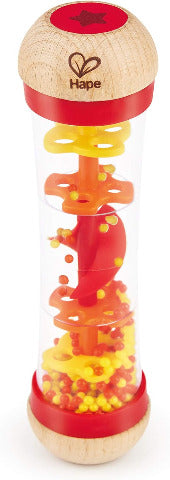Hape Music Beaded Raindrops, Red - Treasure Island Toys