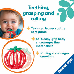 Ravensburger Play+ Roll & Chew Sensory Teether Tomato - Treasure Island Toys