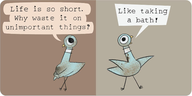 Pigeon Needs a Bath, Board Book - Treasure Island Toys