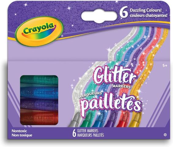 Crayola Markers Glitter