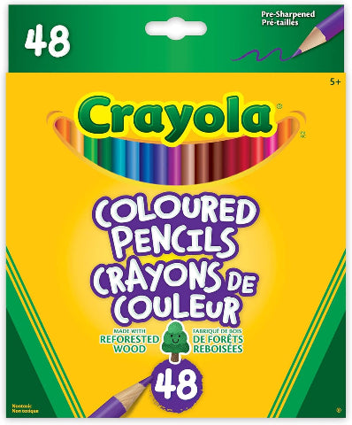 Crayola Coloured Pencils, 48 Pack - Treasure Island Toys