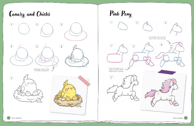 200 Cute Things to Draw - Treasure Island Toys