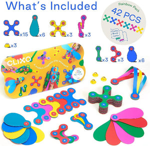 Clixo Rainbow Pack - Treasure Island Toys