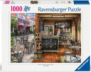 Ravensburger Puzzle 1000 Piece, Quaint Cafe - Treasure Island Toys