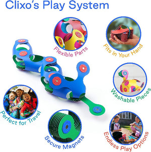 Clixo Itsy Pack Green/Blue - Treasure Island Toys