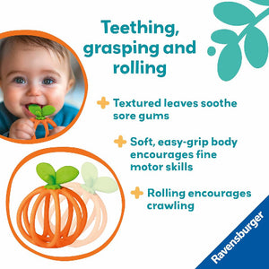 Ravensburger Play+ Roll & Chew Sensory Teether Orange - Treasure Island Toys