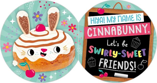 Snackettes Cinnabunny Plush Book - Treasure Island Toys