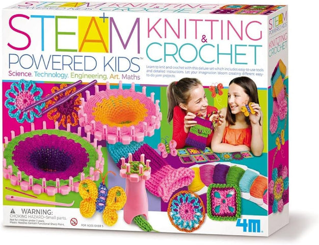 4M Art STEAM Deluxe Knitting & Crochet - Treasure Island Toys