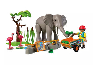 Playmobil Promo Pack Elephant with Zookeeper - Treasure Island Toys