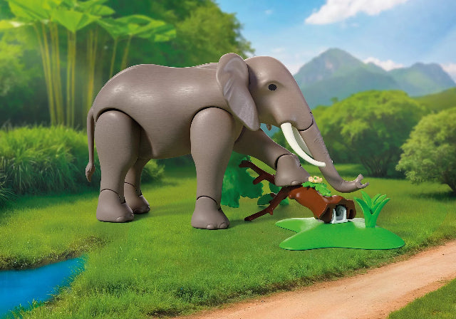 Playmobil Promo Pack Elephant with Zookeeper