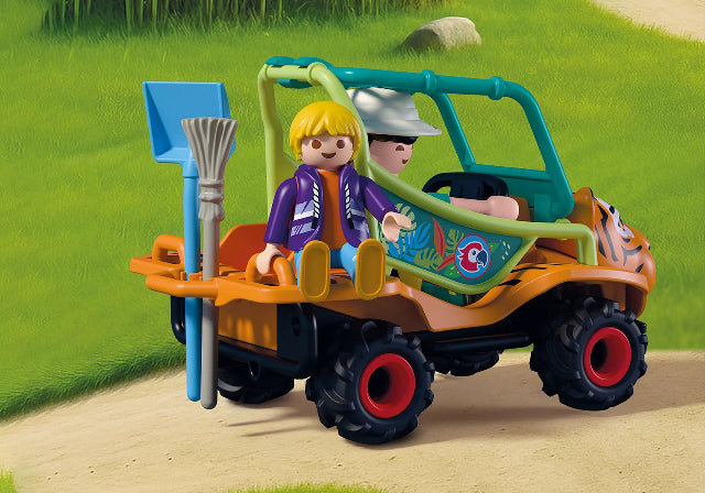 Playmobil Zoo Zookeeper with Vehicle