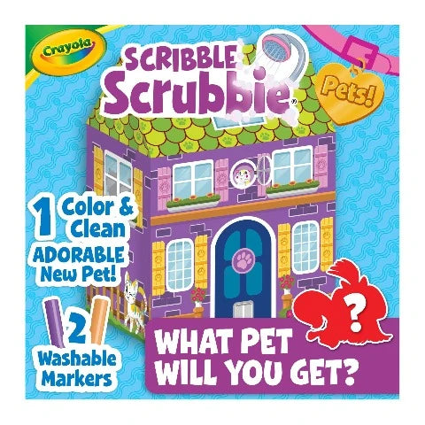 Crayola Scribble Scrubbie House with Mystery Pet - Treasure Island Toys