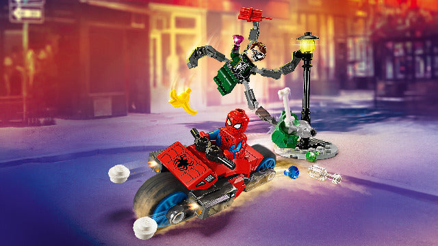 LEGO Marvel Motorcycle Chase: Spider-Man vs. Doc Ock - Treasure Island Toys