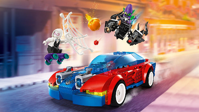 Lego spider man car sale