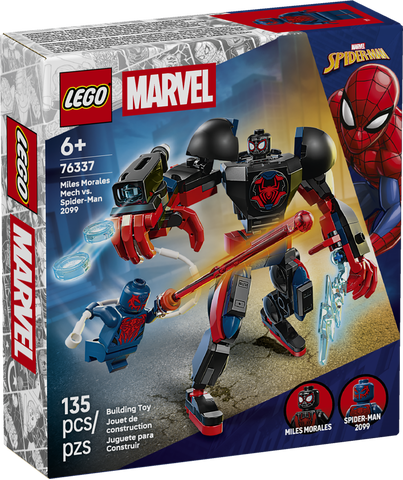 LEGO Marvel Miles Morales Mech vs. Spider-Man 2099