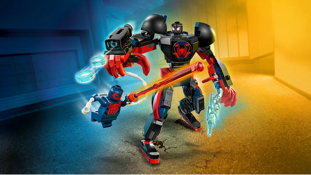 LEGO Marvel Miles Morales Mech vs. Spider-Man 2099