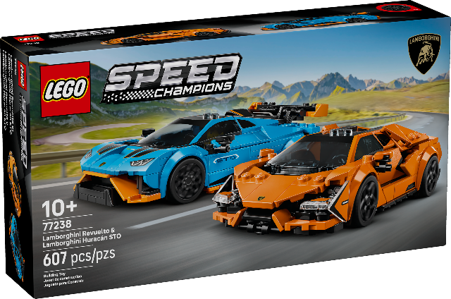 LEGO Speed Champions Lamborghini Revuelto & Huracán STO - Treasure Island Toys