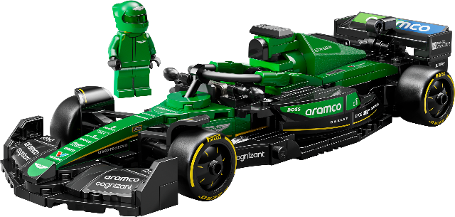 LEGO Speed Champions F1 Aston Martin Aramco AMR24 Race Car