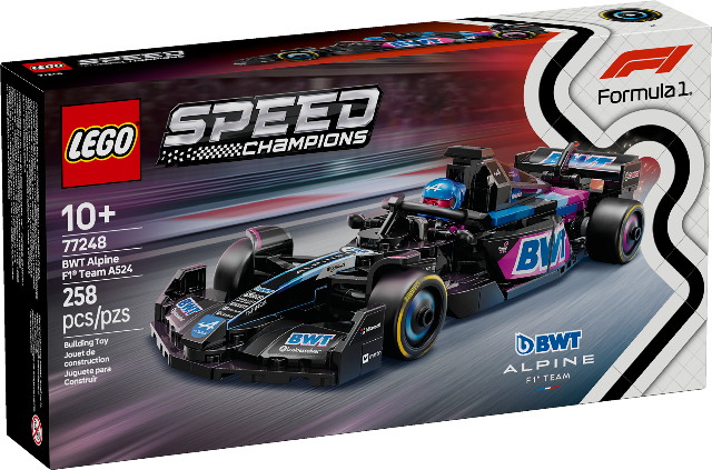 LEGO Speed Champions F1 BWT Alpine Team A524 Race Car