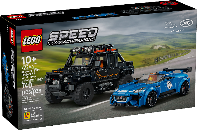 LEGO Speed Champions Jaguar Project 7 & Land Rover Defender - Treasure Island Toys
