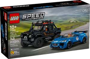 LEGO Speed Champions Jaguar Project 7 & Land Rover Defender - Treasure Island Toys