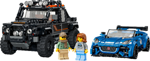 LEGO Speed Champions Jaguar Project 7 & Land Rover Defender - Treasure Island Toys