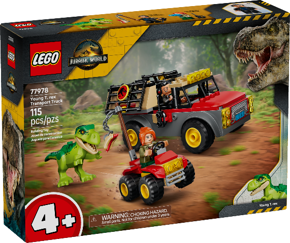 LEGO Jurassic World Young T-Rex Transport Truck - Treasure Island Toys