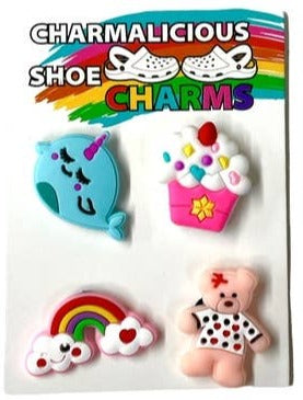 Charmalicious Jibbitz Charms 4 Pack