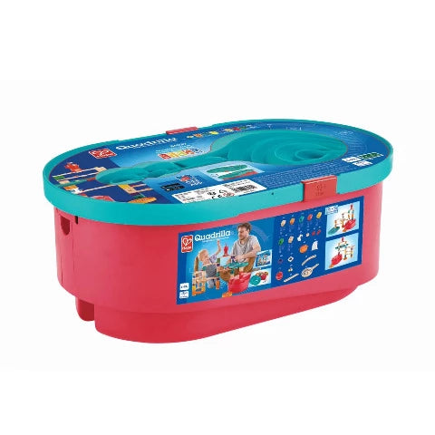 Hape Quadrilla Stack Track Bucket Set - Treasure Island Toys