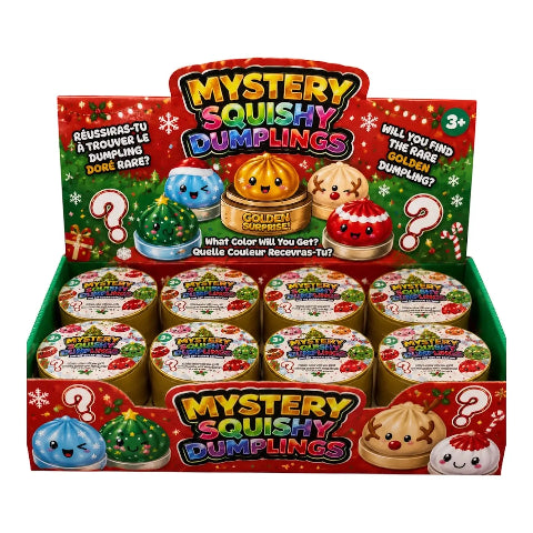 Squishy Dumpling Mystery Holiday Slo Rise - Treasure Island Toys