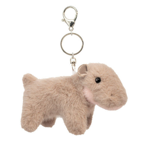 Douglas Cuddle Bag Charm Hippo - Treasure Island Toys