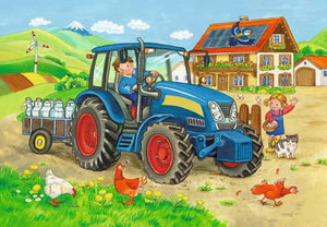 Ravensburger Puzzle 2 x 24 Piece, Farm & Construction Site