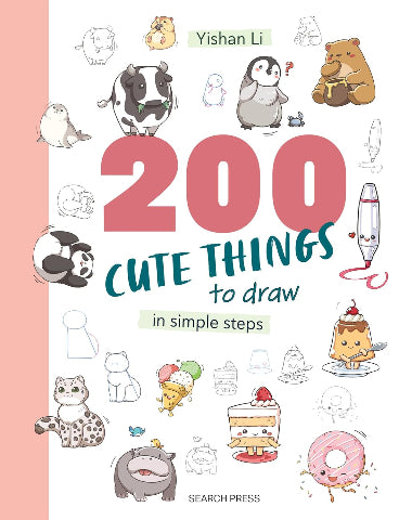 200 Cute Things to Draw - Treasure Island Toys