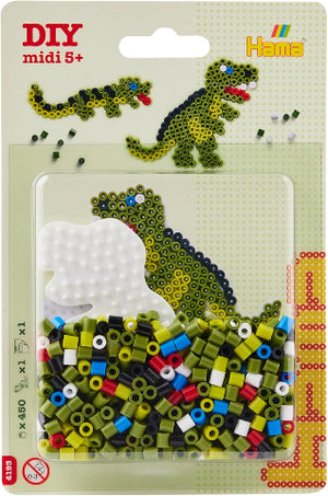 Hama Midi Beads Small Striped Blister - Treasure Island Toys