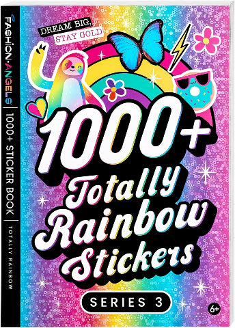 Fashion Angels 1000+ Totally Rainbow Stickers - Treasure Island Toys