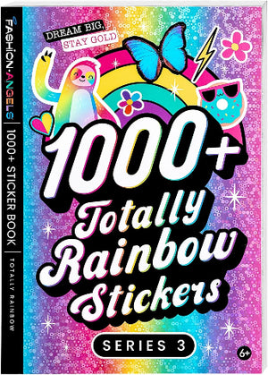 Fashion Angels 1000+ Totally Rainbow Stickers - Treasure Island Toys