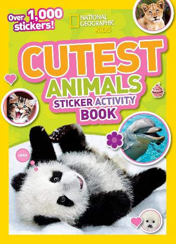 National Geographic Kids: Sticker Activity Book Cutest Animals