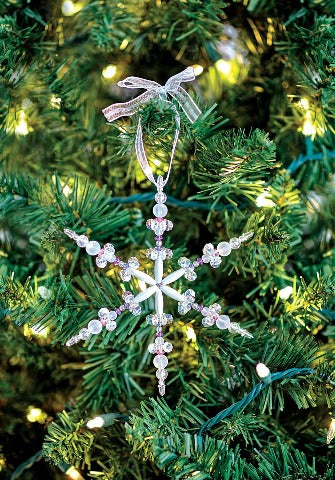 Creativity for Kids Holiday Make Your Own Beaded Snowflake Ornaments