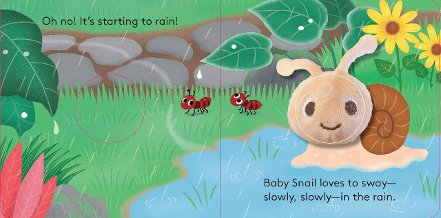 Finger Puppet Book - Baby Snail - Treasure Island Toys