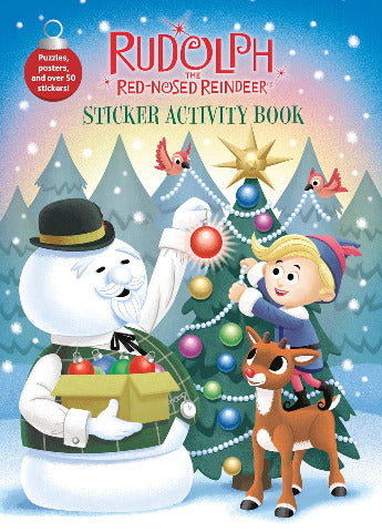 Rudolph the Red-Nosed Reindeer Sticker Activity Book - Treasure Island Toys